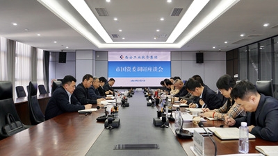 市国资委党委副书记彭成功来MG不朽情缘集团发展专项调研活动