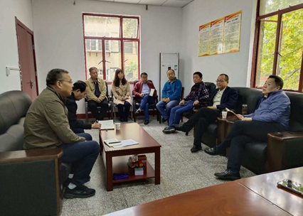 金辉赴正合物业区域治理办公室发展调研工作